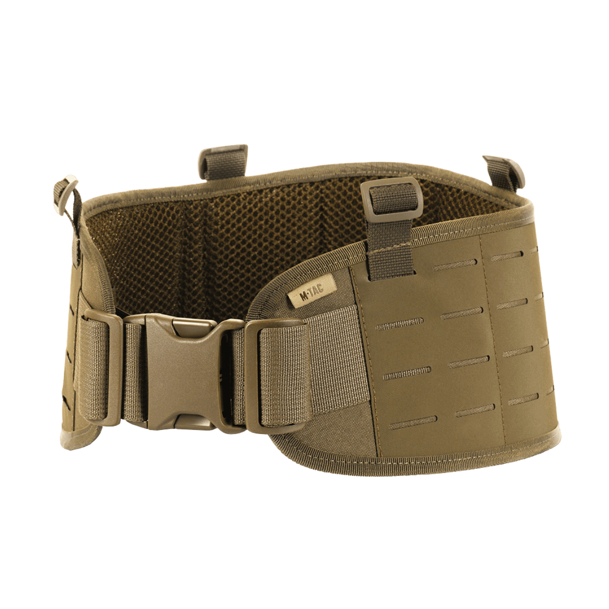 M-Tac Krigsbælte Laser Cut i slidstærk Cordura® 500D, ideelt til moderne soldater og tilpasset specifikke operative opgaver.