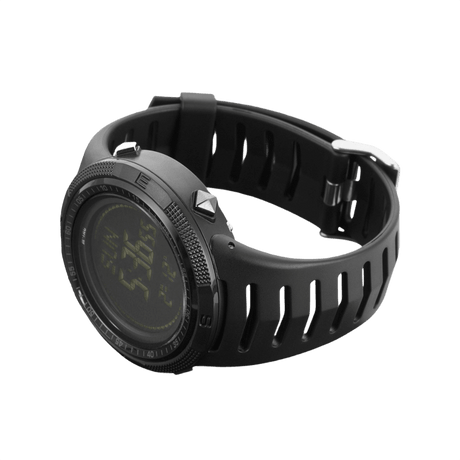 M-Tac Tactical Ur 2147, robust ur med kompass, LED-bakgrunnsbelysning og alarm, ideell for utendørs og taktisk bruk.