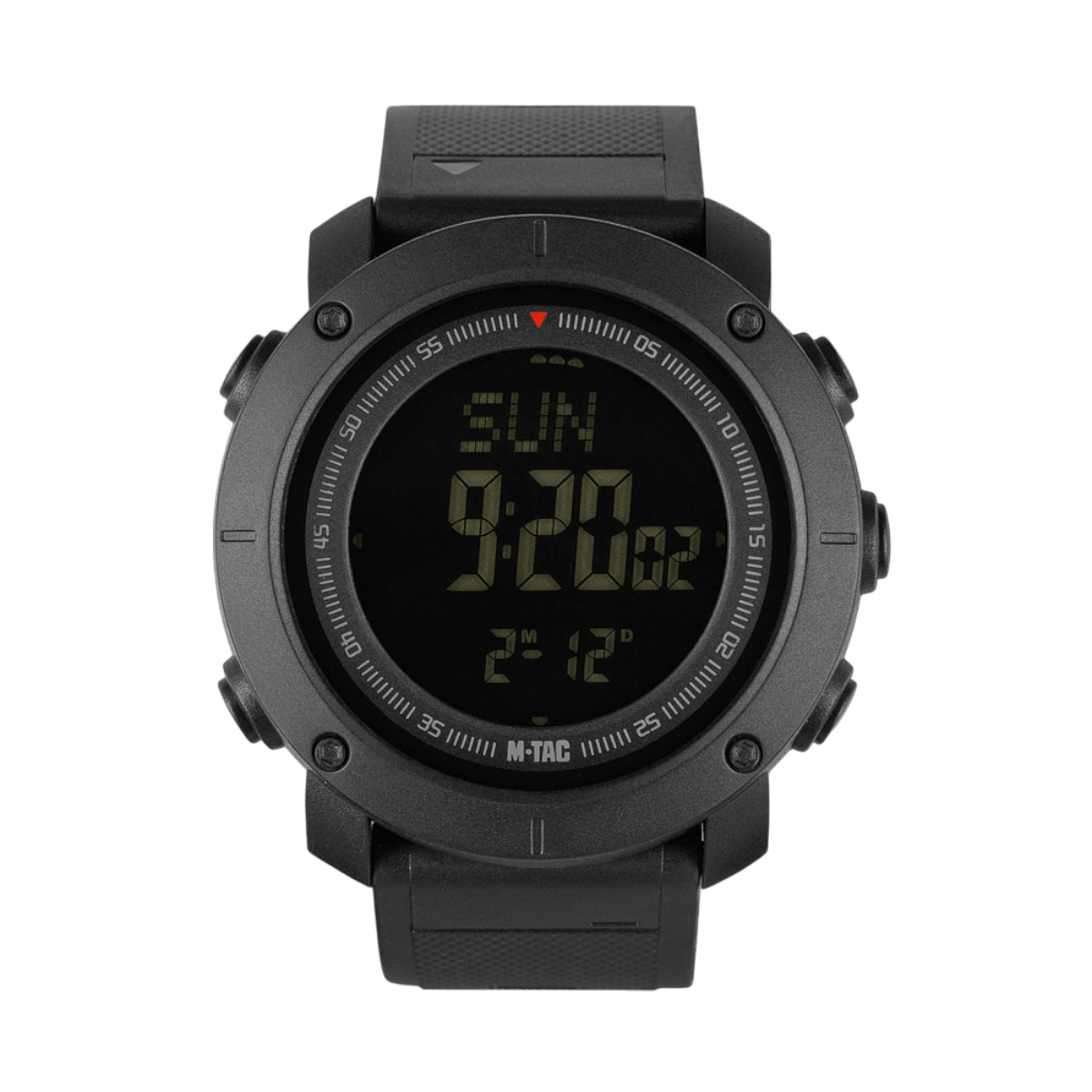 M-Tac Tactical Ur med Kompas 2095 med robust design, kompas, LED-belysning og vandafvisende funktioner til outdoor og daglig brug.
