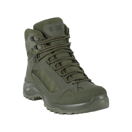 M-Tac Taktiske Demi-Season Støvler Pro Line i slitesterkt suede og Cordura med Vibram-sål for taktikk, fotturer og aktivitet.