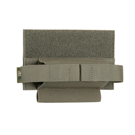 M‑Tac Tourniquet Pouch Elastic Gen.5 i Cordura 500D-materiale, praktisk for CAT tourniquet, mørkegrønn farge, sett forfra.
