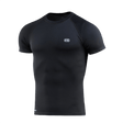 M-Tac T-shirt Ultra Light Polartec i sort farve, ideel til træning og outdoor, svedtransporterende og anatomisk pasform, Polartec® Power Dry®.