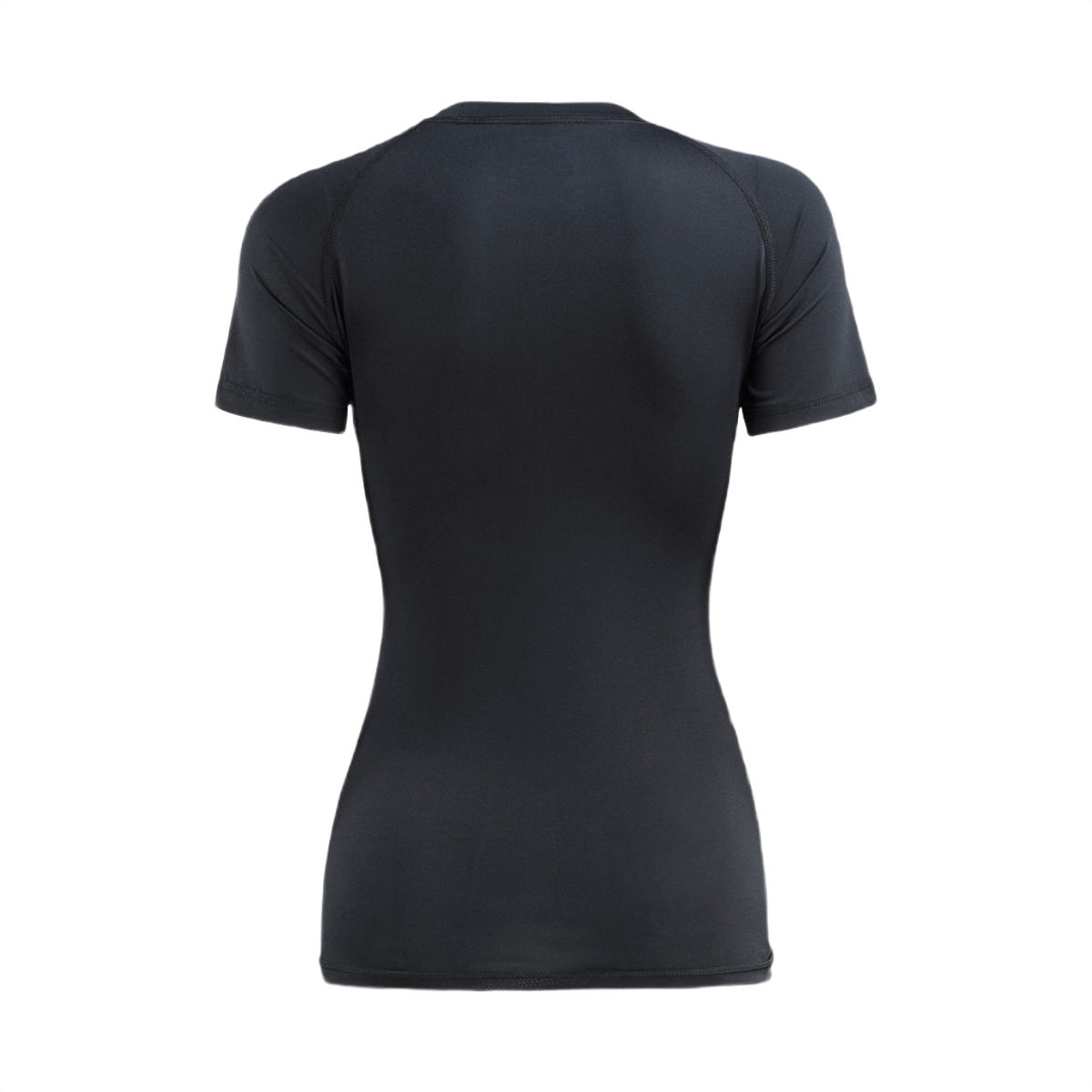 M-Tac T-shirt Ultra Light Polartec Lady i sort, bagfra, lavet af åndbart Power Dry® materiale, perfekt til træning og hverdagsbrug.
