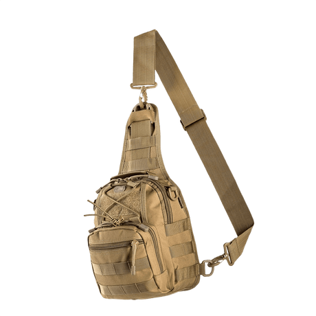 M-Tac Urban Line City Patrol veske i 600D polyester, praktisk som veske og ryggsekk, med én skulderrem for oppbevaring av eiendeler.