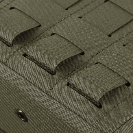 M-Tac Utility Taske Elite Small i kraftig nylon med modulært MOLLE-system og forsterkede stropper, vist i galleri posisjon 1.