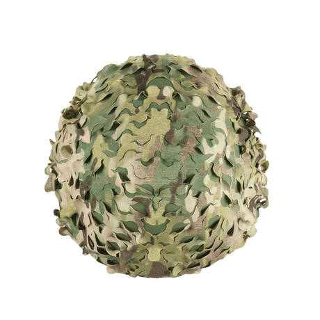 M‑Tac Vilha Hjelmcover Elite i MULTICAM-camouflage til FAST hjelmer, designet for beskyttelse og justerbar passform med Cordura 500D.