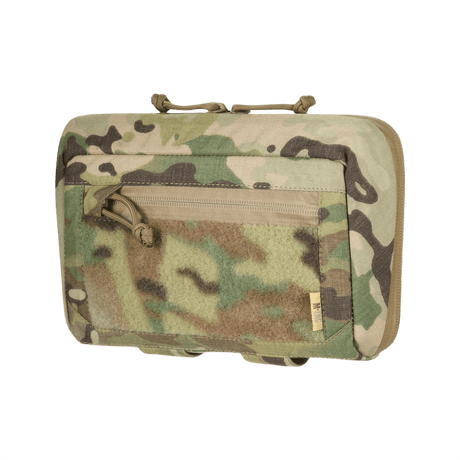 M-Tac Admin Pouch Large Elite Gen.II i camo med robust Cordura 500D og AquaGuard-glidelås, designet for effektiv oppbevaring.