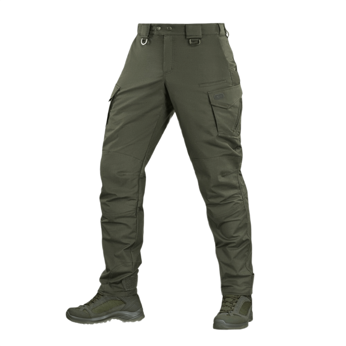 M-Tac Aggressor Special Edition Bukser med elastisk talje og slidstærkt polyester-bomuldsmateriale til taktisk brug og outdoor-aktiviteter.