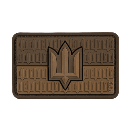 M-Tac patch Ukraine Flag med ZSU Trident PVC med trident-symbol, som representerer ukrainsk statsmakt og uavhengighet