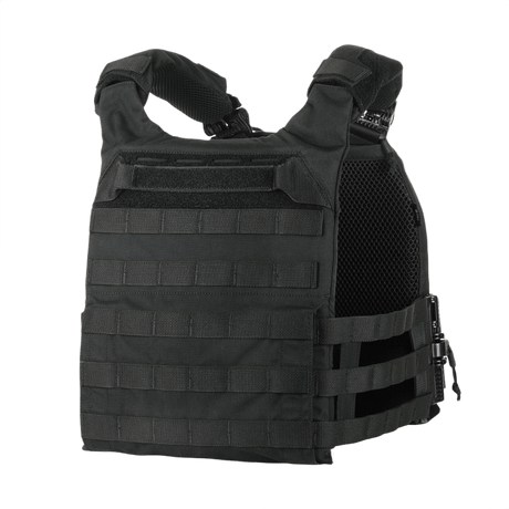 M-Tac Plate Carrier Cuirass FAST QRS Gen.II i svart med hurtiglås og 3D-mesh for beskyttelse og komfort.