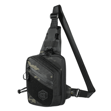 M-Tac Sling pistolveske Elite Hex med Velcro i slitesterk Cordura 1000D, designet for komfortabel og skjult bæring av våpen.