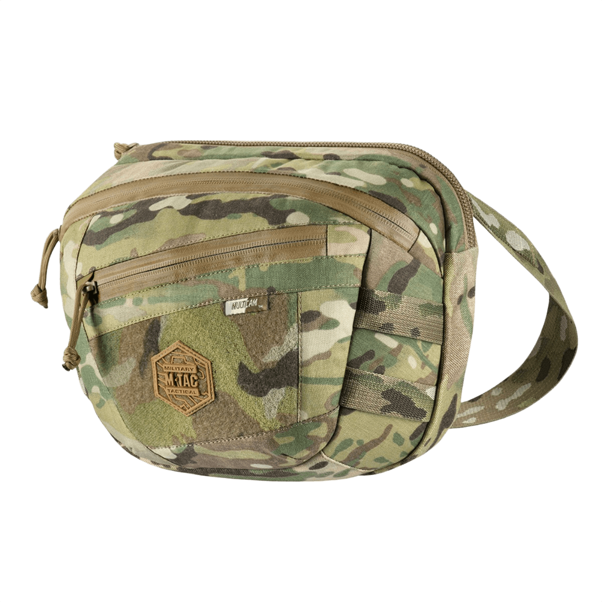 M-Tac Sphaera Hardsling Bag Large Elite med Velcro i slidstærkt Cordura materiale med justerbar skulderrem og front Velcro-panel.