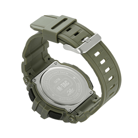 M-Tac Tactical Ur med Kompass 2233, robust design med ABS-plastkasse og stål bakdeksel, perfekt for utendørs og taktisk bruk.