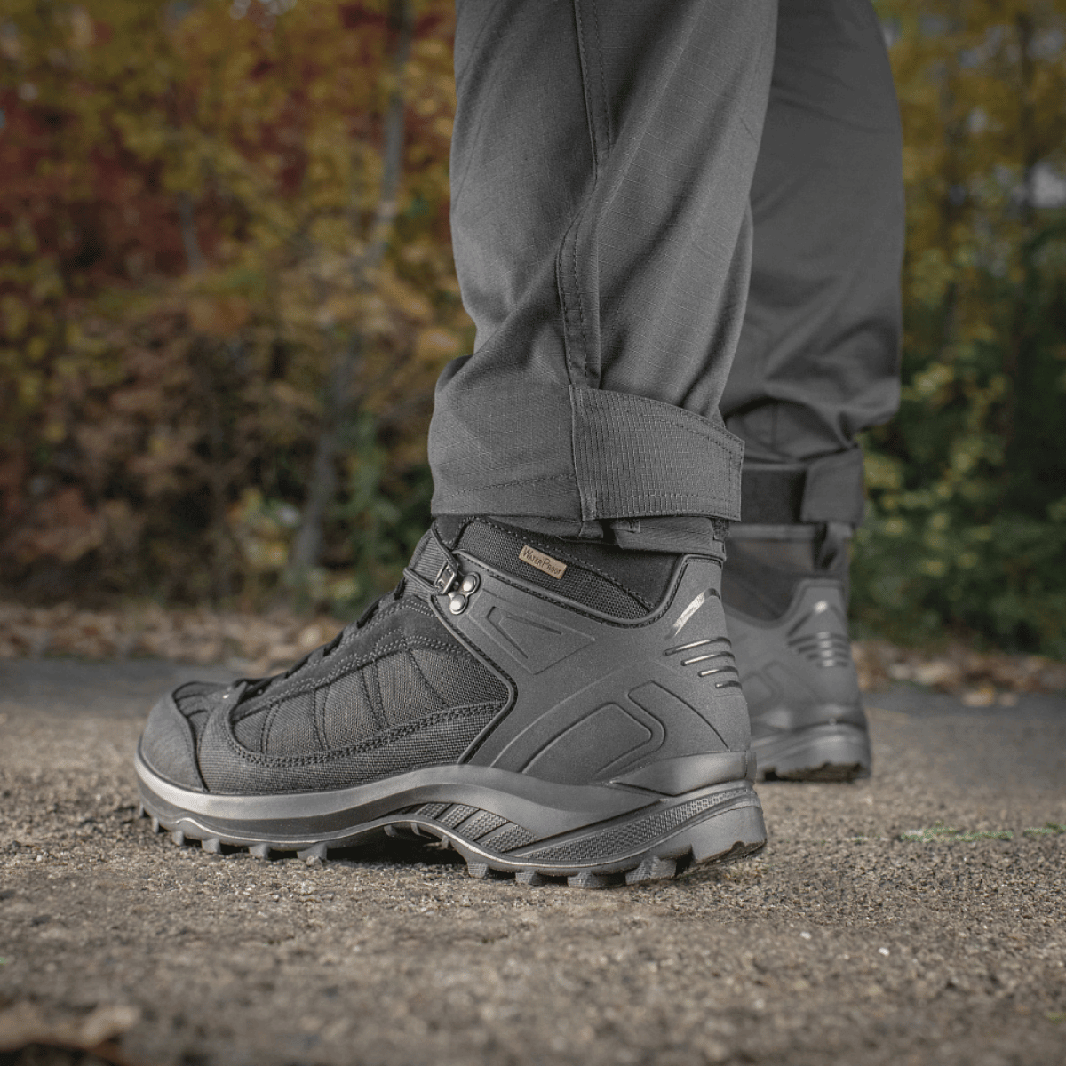 M-Tac Taktiske Bukser Patriot Gen. II Flex bukser med robuste støvler til udendørs aktiviteter i skoven