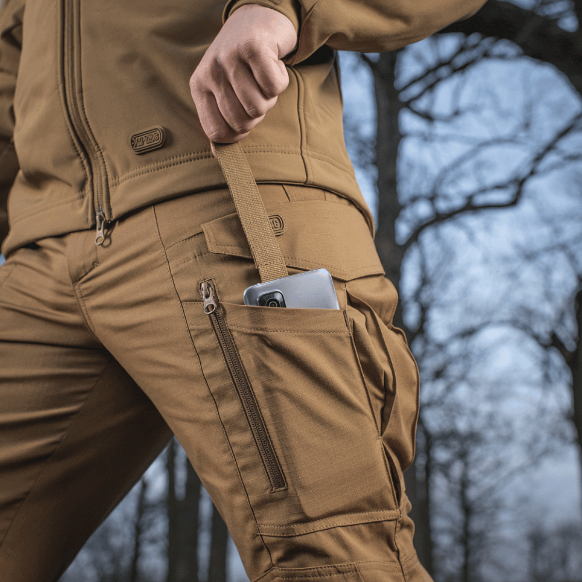 M-tac Taktiske Bukser Conquistador Gen. I Flex til udendørsaktiviteter med robust Rip-stop design