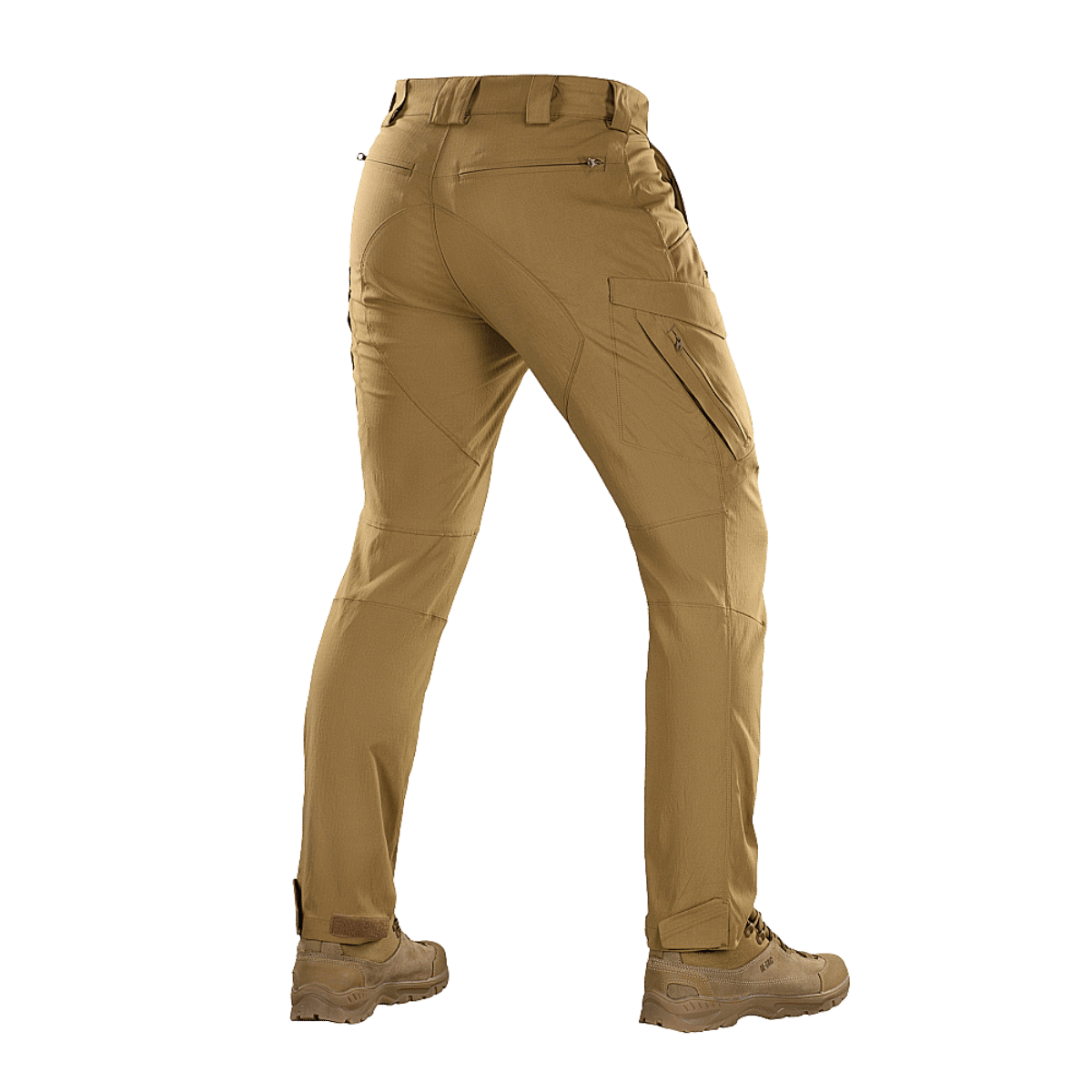 M-Tac Bukser Aggressor Summer Flex lavet af let Rip-Stop nylonstof til åndbarhed og komfort i varmt vejr, set bagfra.
