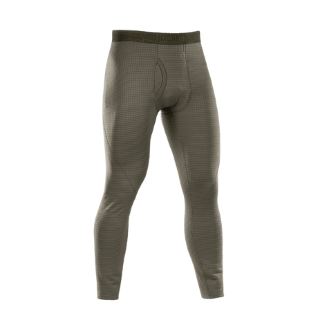 M-Tac Delta Level 2 Fleece Bukser i grå, designet til koldt vejr, med varme- og fugtafvisende egenskaber, lavet af 100% polyester.