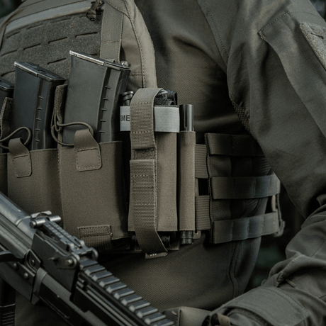 M‑Tac Tourniquet Pouch Elastic Gen.5 laget av Cordura 500D med borrelås og elastisk feste på taktisk utstyr.