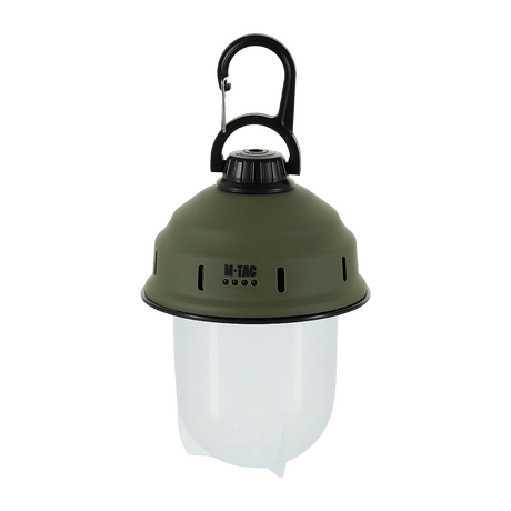 M-Tac Turist Hengelampe i retrodesign med LED-teknologi og 200 lumen lysstyrke, ideell for camping, fiske og jakt.
