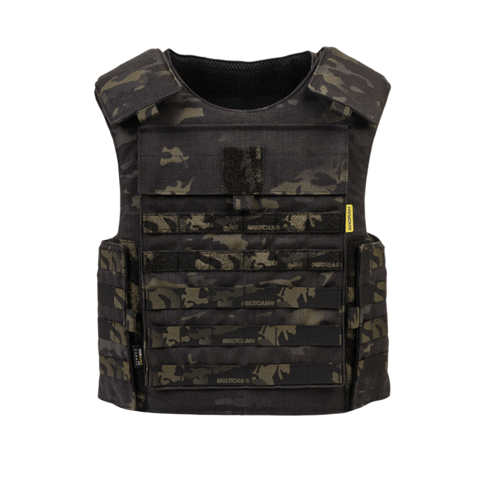 Anorak Niobium® Tactical II – fr.bk.sh. MultiCam® Stik & Skudsikker Vest, designet til omfattende kropsbeskyttelse mod flere trusler.