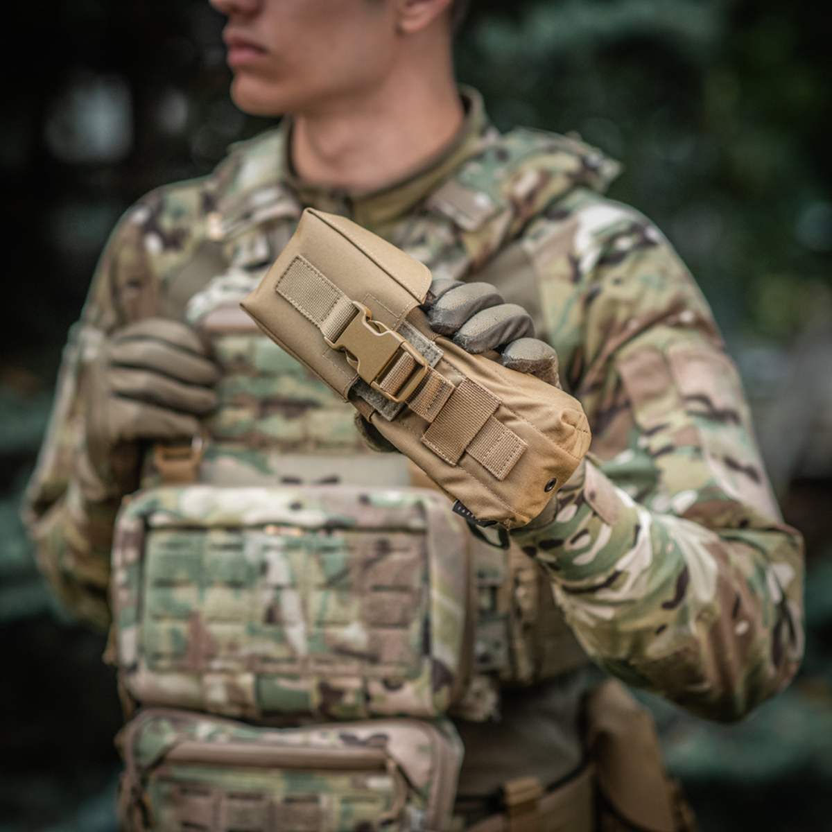 M-Tac dobbelt magasin veske med Fastex lukning