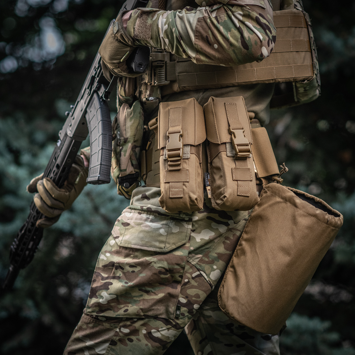 M-Tac dobbelt magasin veske med Fastex lukning