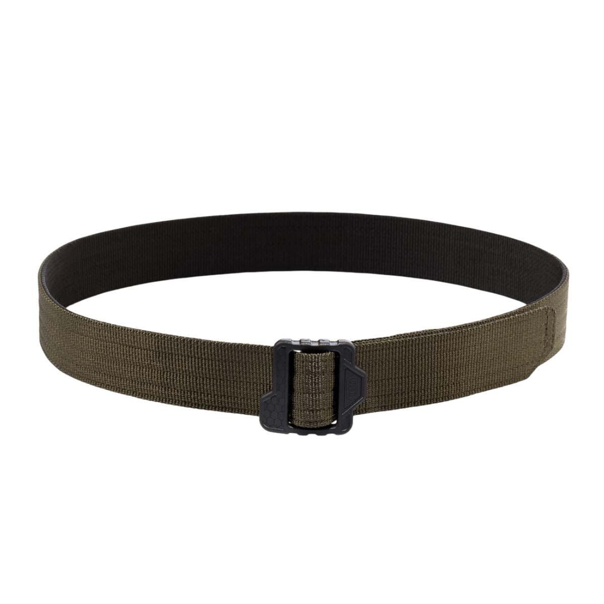 M-Tac Double Duty Taktisk Bælte Hex i sort, holdbart taktisk bælte til hverdag og professionel brug med dobbelt nylonkonstruktion.