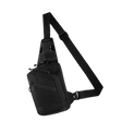 M-Tac Sling Pistol Bag Elite i sort med rummelige rum og justerbar rem til taktisk brug.