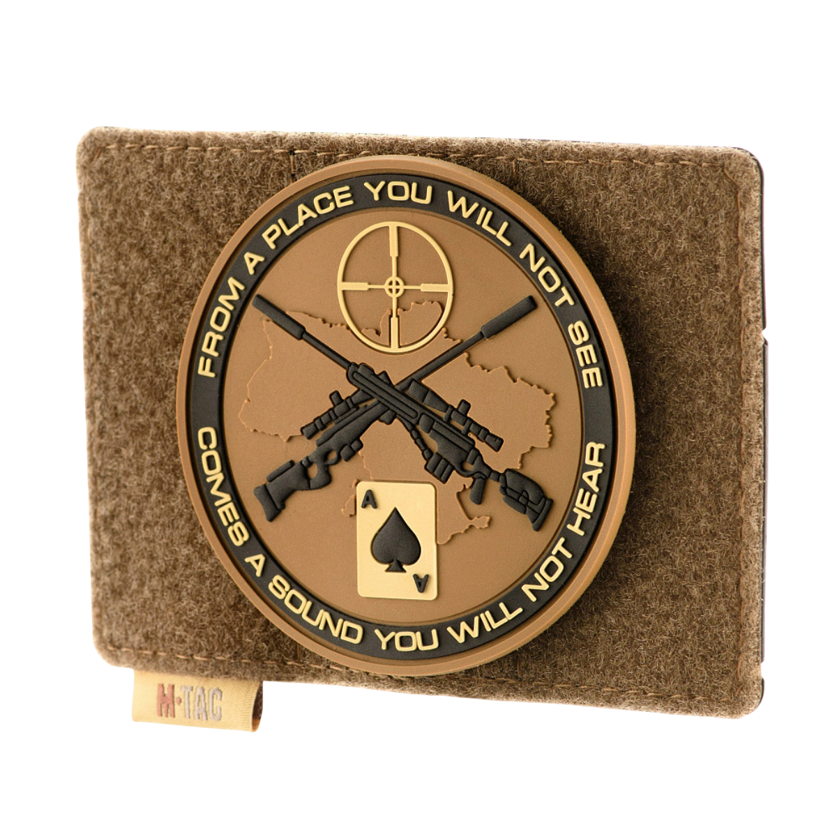 M-Tac taktisk moralpatch displaybrett krok og løkke Molle 120x85