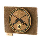 M-Tac taktisk moralpatch displaybrett krok og løkke Molle 120x85