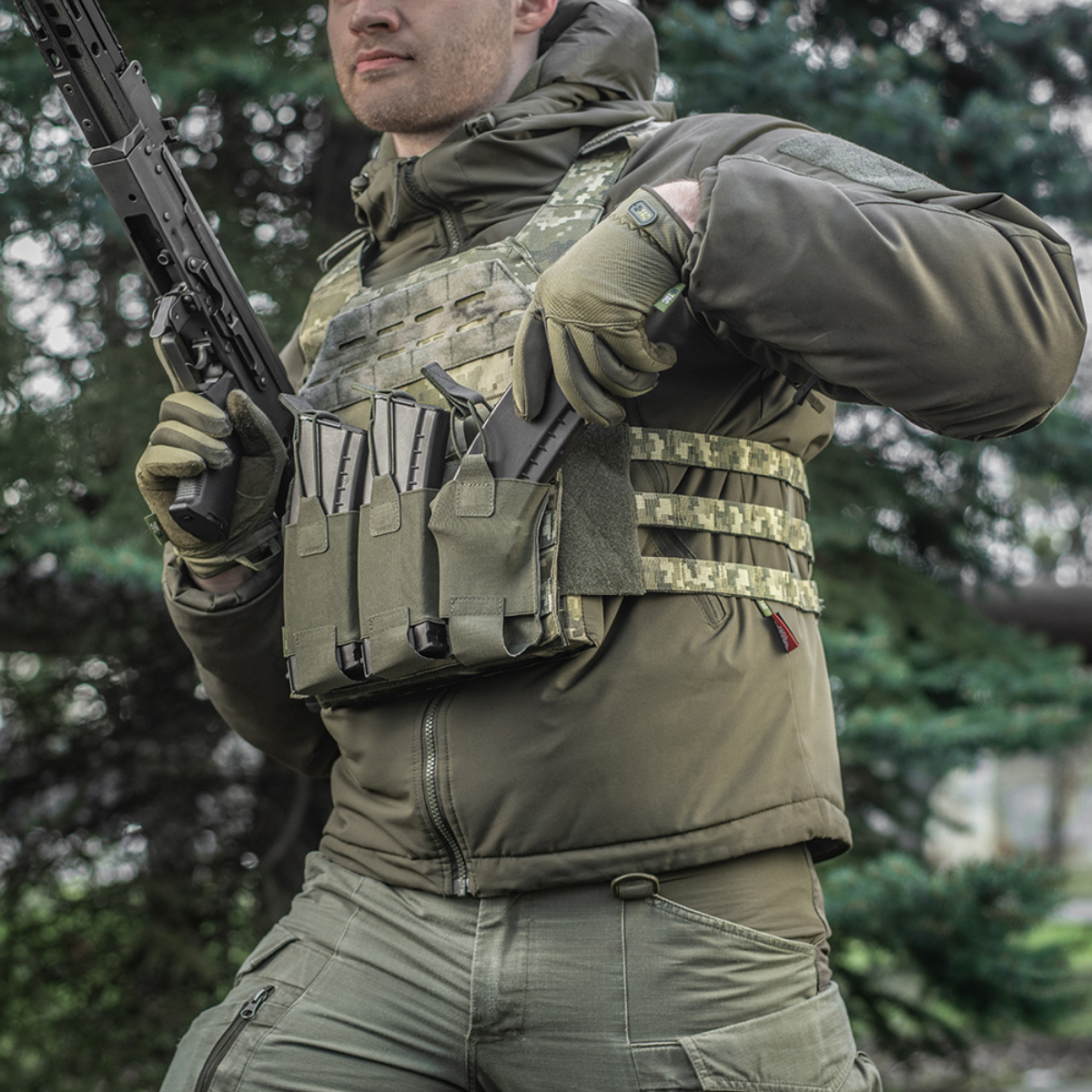 M‑Tac elastisk trippel magasinlomme Elite