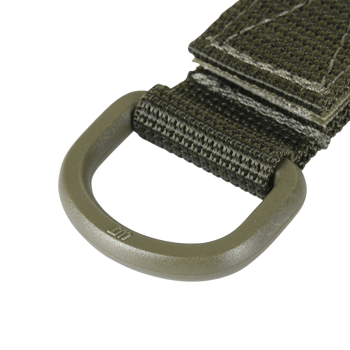 M-Tac Fastgørelse med D-ring til MOLLE-systemer, ideel til taktik, udstyr på rygsække og bælter, kompakt og let design med Velcro-lukning.