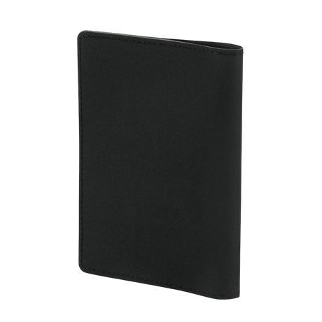 M‑Tac Pascover i sort polymerkomposit, beskytter pas mod slid og skader, med plads til plastkort, passer til ukrainske og udenlandske pas.