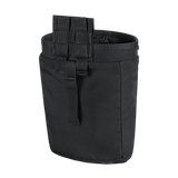 M-Tac Magasinsæk Dump Pouch Lite Elite i sort, robust Cordura 500D med quick-pull system, dræn og MOLLE-kompatibilitet.