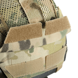 M‑Tac Hjelmcover Shroud Elite i MULTICAM camouflage til TOR-D hjelme, med holdbare materialer og velcro til nem fastgørelse.
