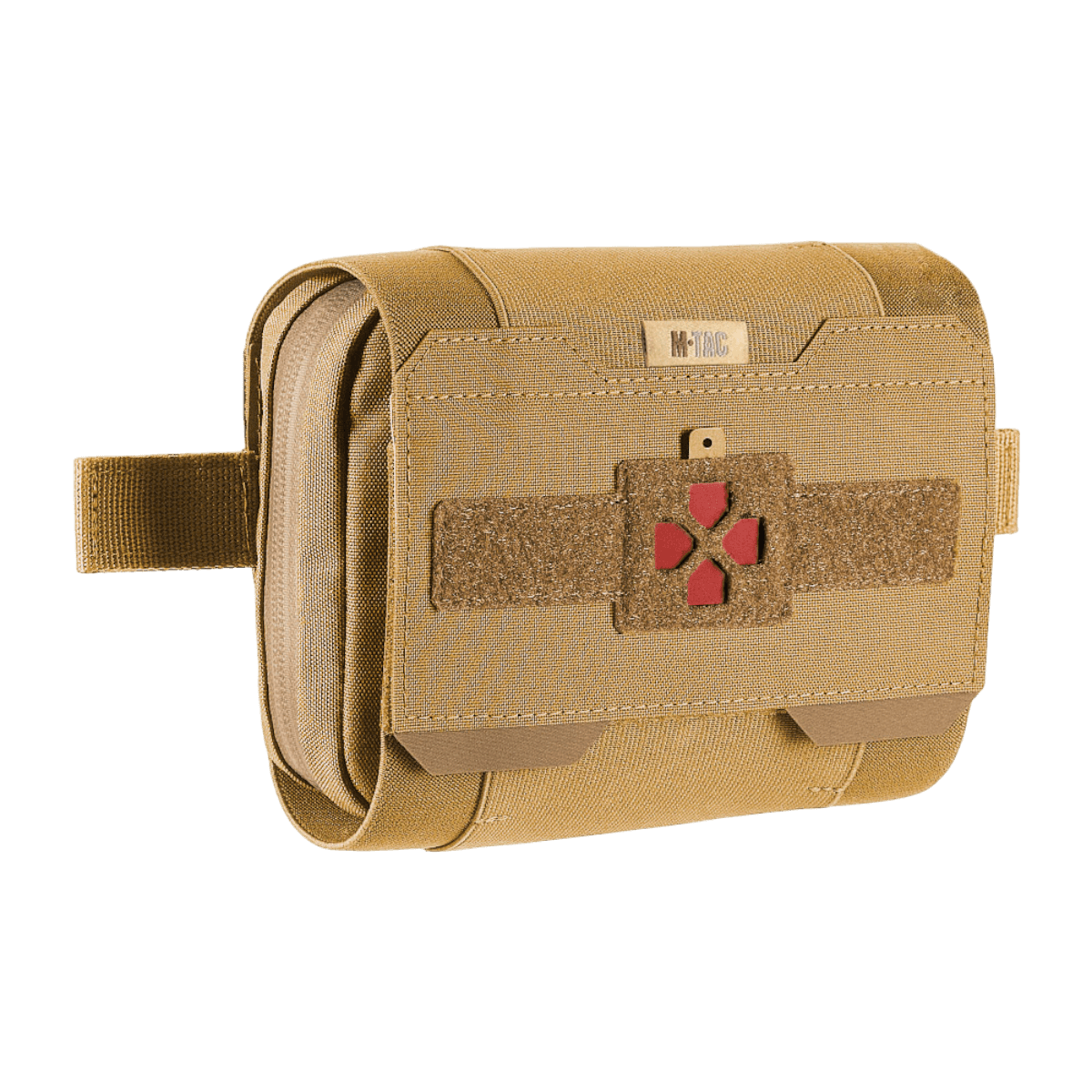 M-Tac Horisontal Medic Lomme Large Elite med indvendig organizer af slidstærkt Cordura 500D til førstehjælpssituationer.