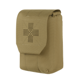 M‑Tac Medic Pouch Vertical Large Elite i slidstærkt Cordura, designet til hurtig adgang og sikker opbevaring af førstehjælpsudstyr.