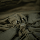 Nærbillede af M-Tac Pouch Sukharka Gen.3 XL i Cordura 500D med elastiklukning, viser holdbarhed og detalje i designet.