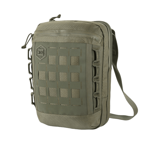 M-Tac Tablet Bag Laser Cut Hex i Cordura med Laser Cut MOLLE system for EDC, dokumenter, og skjult våben. Stærk og praktisk taske.