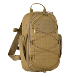 M-Tac STURM Elite Rygsæk i sandfarvet Cordura med MOLLE Laser Cut frontpanel, 15 liter kapacitet og holdbare sidelommer, perfekt til felten.