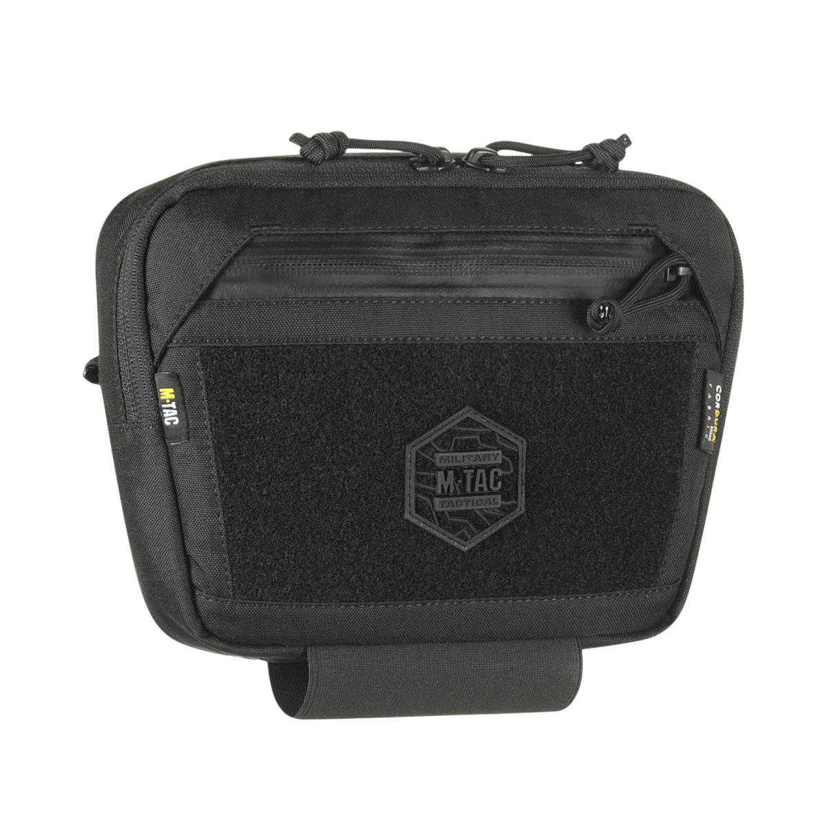 M-Tac Large Elite Gen.II Skuldertaske i Cordura 500D med YKK lynlåse og front Velcro-panel, perfekt til taktisk brug og udstyrstransport.