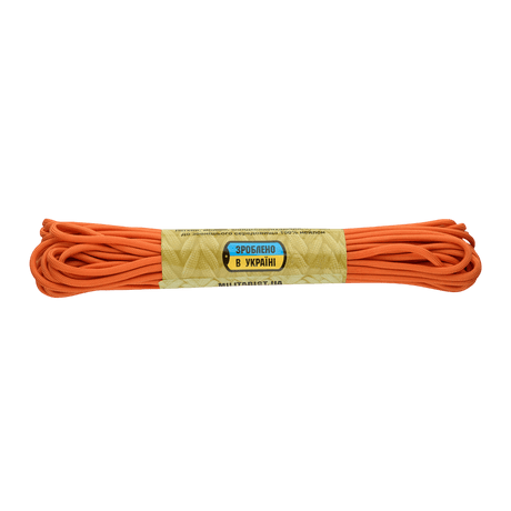 M‑Tac Paracord 550 Type III 15 m strong orange nylon cord for outdoor and emergency use.