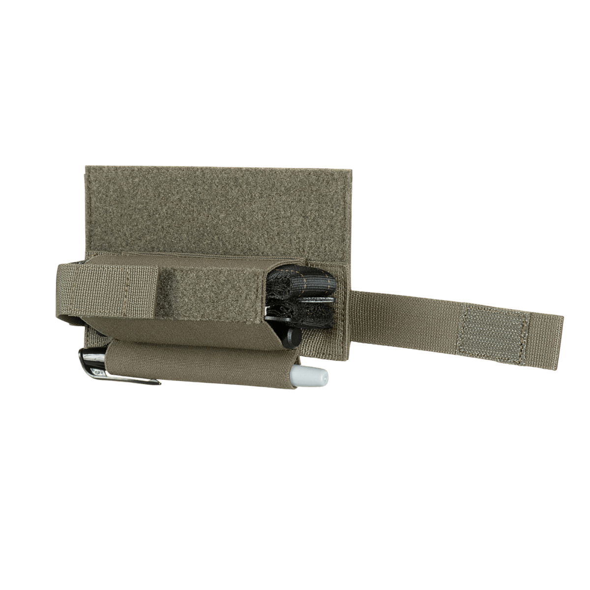 M-Tac Tourniquet Pouch Elastic Gen.5 i Cordura 500D, viser elastikbånd med velcro og lynadgang fra begge sider