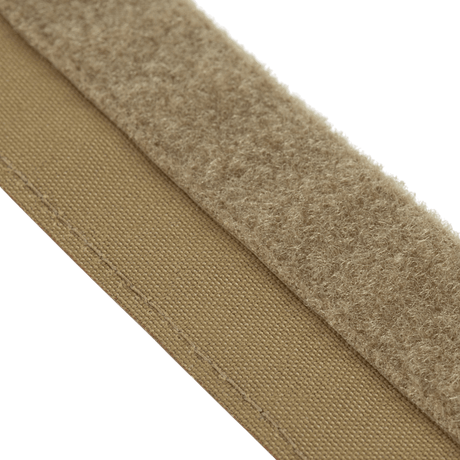 Nærbillede af M‑Tac Internal Tiger Bælte lavet af Cordura 500D med Velcro fastgørelse, perfekt til militært og taktisk udstyr.