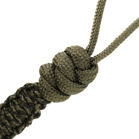 M-Tac Knife Lanyard Scandinavian i flettet paracord, stilfuldt tilbehør til lommeknive med praktisk reservetråd. Fleksibel skaftforlængelse.