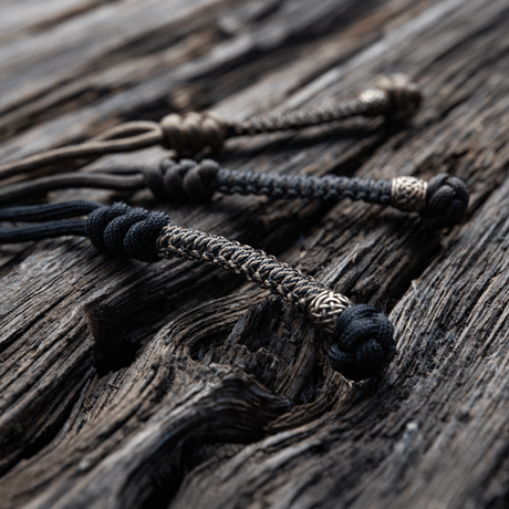 M-Tac Knife Lanyard Scandinavian flettet paracord stilfuldt tilbehør til lommeknive, personliggør og forbedrer knivens greb