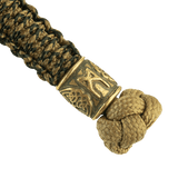 M-Tac Lanyard Scandinavian Mannaz med snoet paracord og skandinavisk dekorativ perle