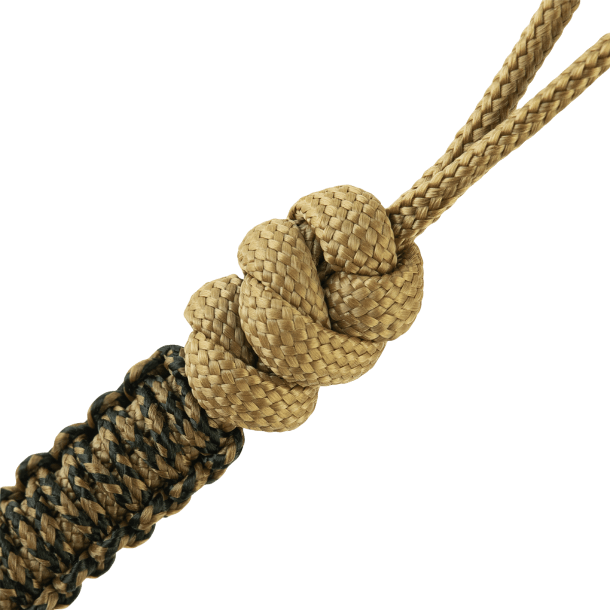 M-Tac Lanyard Scandinavian Mannaz med dekorativ skandinavisk knude, lavet af snoet paracord, ideel til knive og lommelygter.