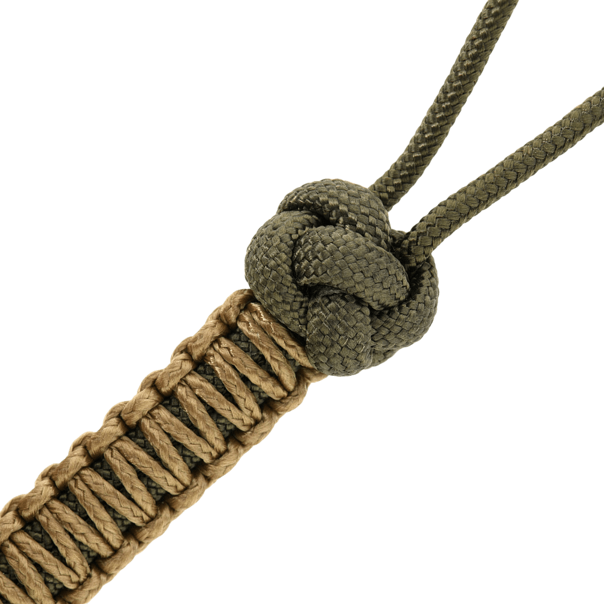 M-Tac Knife Lanyard Ninja in paracord with Cupronickel bead, showing detailed braid and durable design, 14.5 cm in length.
