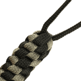 M-Tac Knife Lanyard Helix Skull i flettet paracord, stilfuld tilføjelse til lommeknive, forbedrer greb og funktionalitet.